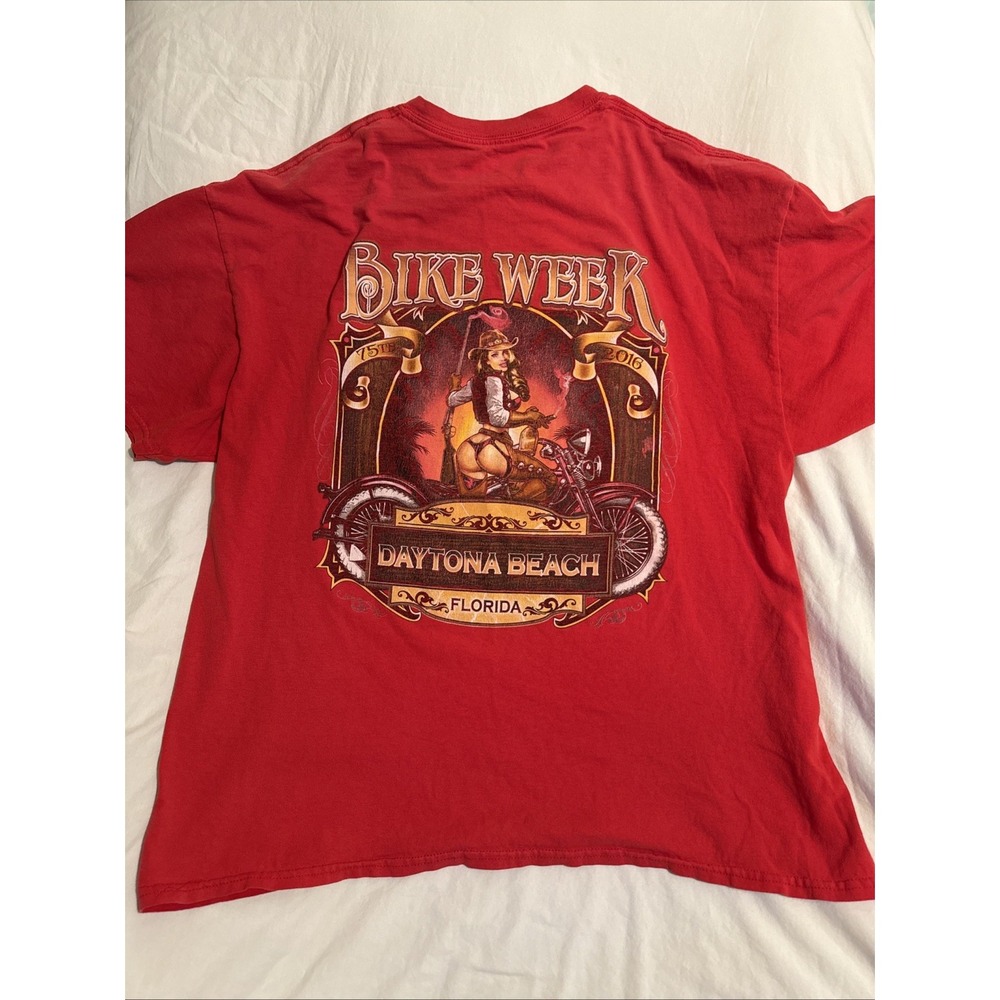 Daytona Bike Week 2016 Sweet Cheeks Red Xl Graphic T